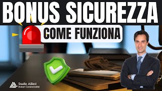 🚨 BONUS SICUREZZA 2024 tutto quello che serve sapere [upl. by Lacefield]