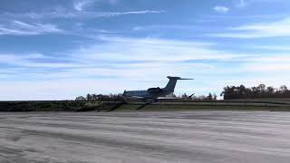 Carrier AirConditioning CEO Dave Gitlin’s Gulfstream G600N1902C Landing at Chester County Airport [upl. by Nolyaj]