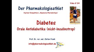 Pharmakologie des Diabetes mellitus nichtinsulinotrope orale Antidiabetika [upl. by Franklin434]