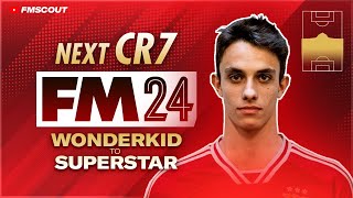 800 GA For The NEXT Ronaldo In FM24  Football Manager 2024 Wonderkids to Superstar [upl. by Aihseuqram465]