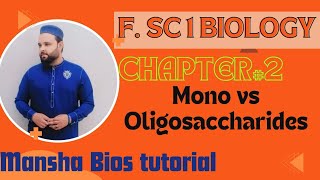 Monosaccharides Oligosaccharides and Polysaccharide Fsc Biology Chp2 Biological Molecules Lec5 [upl. by Sachsse]