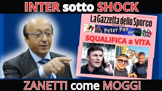 INTER sotto SHOCH Zanetti rischia la SQUALIFICA a VITA [upl. by Fein]