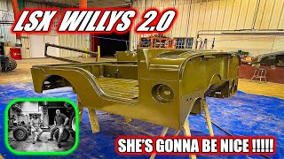 LSX Willys 20  NEW Body Has Arrived [upl. by Baelbeer]