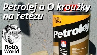 Poškozuje petrolej O kroužky na řetězu Test [upl. by Hayton]