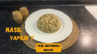 Çok lezzetli yeşil mercimekli bulgur pilavı ∣ Yeşil mercimekli bulgur pilavı nasıl yapılır [upl. by Pass]