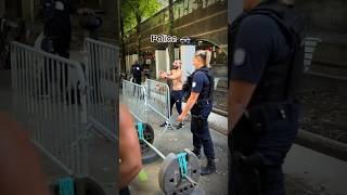 Police woman enjoy gym fitnessmotivation fitness fit viralshorts 1million views [upl. by Tonnie]