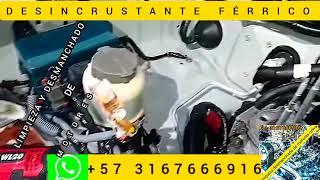 desincrustante férrico para limpieza vehicular WhatsApp 57 316 766 69 16 [upl. by Sension838]