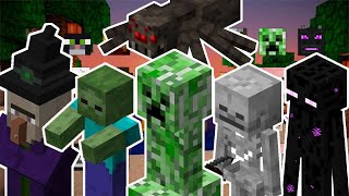 ORIGINAL MOBS VS 6 OF EVERY MOB  MINECRAFT [upl. by Dinnage]