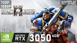 Warhammer 40000 Space Marine 2  RTX 3050 Laptop  5600H  2x8GB  Gameplay Multi Settings [upl. by Nanfa]