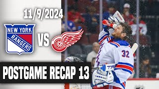 Ranger Fan Reaction Game 13┃NYR4 DET0 JONATHAN QUICK BAILS THE RANGERS OUT [upl. by Scotti170]