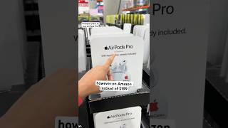 Cheapest place to buy AirPods Pro 👀🎧 apple airpods [upl. by Ellertal152]