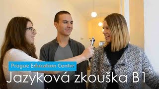 Jazyková zkouška B1  Языковой экзамен B1 в Брно 2017  Prague Education Center [upl. by Ailes]