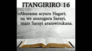 ITANGIRIRO 16  IJWI RYA BIBILIYA [upl. by Summons]