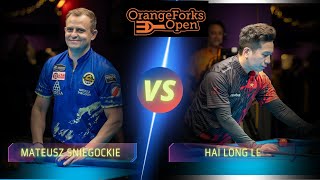 MATEUSZ SNIEGOCKIE VS HAI LONG LE  2024 ORANGE FORKS OPEN billiards highlights netherlands [upl. by Babbie839]