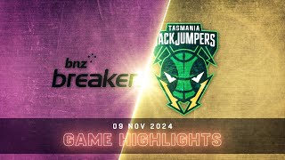 NBL Mini Tasmania JackJumpers vs New Zealand Breakers  Extended Highlights [upl. by Latisha121]