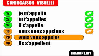 French verb conjugation  Sappeler  Indicatif Présent [upl. by Girand]