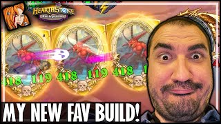 MY NEW FAVORITE BUILD  Hearthstone Battlegrounds [upl. by Asus]