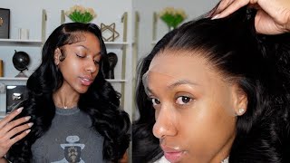 THE MOST FLAWLESS HD LACE WIG INSTALL  ALI PEARL BODY WAVE WIG [upl. by Vaden105]