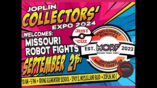 MORFSEMO Combat Robotics at Joplin Expo [upl. by Imelida543]