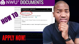 How to upload documents at the NorthWest University NWU  2023 online applications [upl. by Lazar]