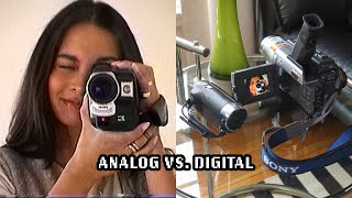 analog vs digital camcorder 📹 [upl. by Christmas558]