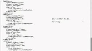 XML Tutorial 1 Introduction [upl. by Hervey]