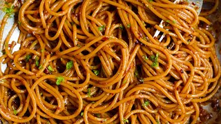 Spicy Spaghetti Pasta Recipe Easy and Delicious Meal [upl. by Jermayne]