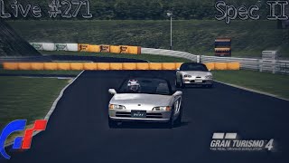 Live 271 Gran Turismo 4 Spec II Um quinto de progresso quinto [upl. by Cyndie]