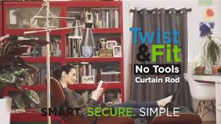 Kenney Twist amp Fit™ No Tools Curtain Rod [upl. by Livingstone]