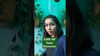 ICMR JRF Exam Discussion 2024 icmr icmrjrf phdentranceexam jrf exam phdentrance lifesciences [upl. by Hung]