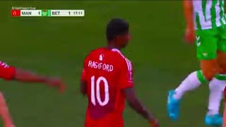 Marcus Rashford Goal Manchester United Vs Real Betis 11 All Goals Results Extended Highlights [upl. by Gairc]