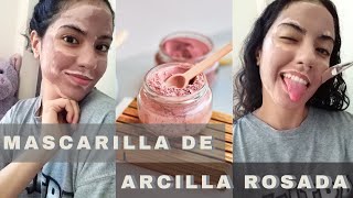 MASCARILLA DE ARCILLA ROSADALA MEJOR PARA TODO TIPO DE PIEL BEYOURSELF [upl. by Notliw506]