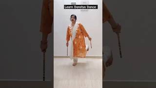 Dandiya Dance Steps youtubeshorts garbadance shortvideo shrutidancestudio [upl. by Ummersen]