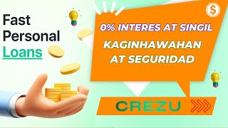 Pautang online Peso legit through Crezu Online loan pinakabagong mababanginterest ng 2024 [upl. by Ulberto]