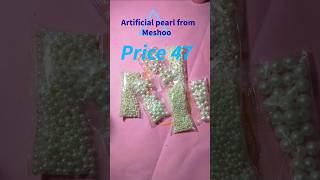 Artificial pearl unboxing pearl shorts meshoo unboxing pearl [upl. by Yrrak]