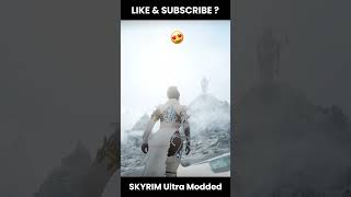 SKYRIM NEVER LOOKED SO GOOD shorts pc 4k bethesda gaming [upl. by Vaughan463]