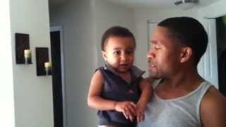 18 Month Old Baby Arguing with his Mommy [upl. by Milburt]