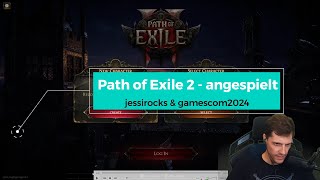 Path of Exile 2 Angespielt Gameplay Gamescom2024 [upl. by Graehme]