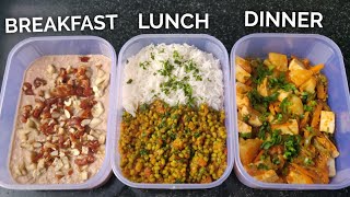 Meal Prep 3000 calories in 30mins   BULKING DIET  • PURE VEG 🇮🇳 [upl. by Gothart]