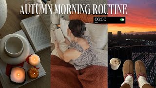 6am fall morning routine 🤎🕯️spend a cosy morning with me [upl. by Jezabel92]