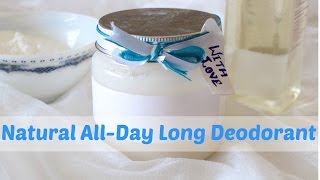 Smell Good All Day with this Homemade DIY Deodorant  Slick and Natty [upl. by Vookles615]