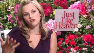 Reese Witherspoon Interview Just Like Heaven [upl. by Alesig]