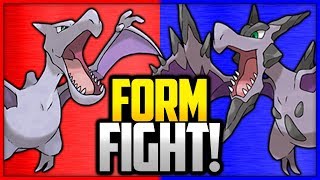 Aerodactyl vs Mega Aerodactyl  Pokémon Form Fight [upl. by Agathy800]