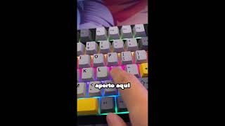 Como usar o Ç no teclado americano gamer tech gaming setup pc pcgaming setupgamer shorts [upl. by Yttik]