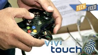 Hands On ViviTouch Haptic Feedback Controllers at E3 [upl. by Imuya]