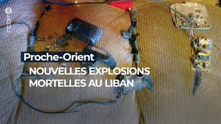 Nouvelles explosions mortelles au Liban  RTBF Info [upl. by Nosiddam769]