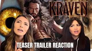 Kraven the Hunter  Teaser Trailer Reaction Aaron Taylor Johnson  The SINISTER SIX Are Here New [upl. by Oiram]