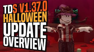 Halloween update overview I Tower Defense simulator I [upl. by Atinyl747]