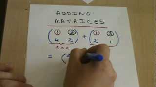 Adding 2x2 Matrices [upl. by Anived]