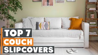 Top 7 Best Couch Slipcovers Easy Installation and Durability [upl. by Tennaj]